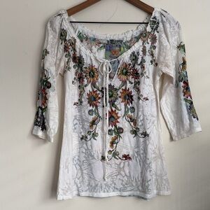 Butterfly Dropout boho Top Y2K S